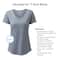 Cricut® Gray Women's Fitted V-Neck T-Shirt Blank